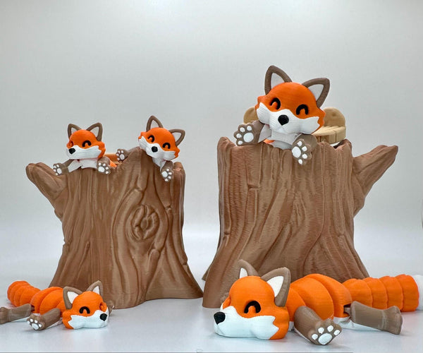 Adorable Forest and Trash Animal Collection - Fidget Toy - ADHD relief - Trash Panda, Possum, Skunk, and Forest Fox - Small, Medium, Large.