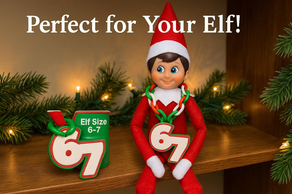 6-7 Elf Sized Hype Chain | Scout Elf Chain | Funny Christmas Gift | SIX - SEVEN