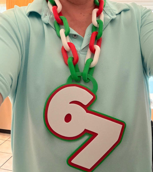 6-7 Elf Sized Hype Chain | Scout Elf Chain | Funny Christmas Gift | SIX - SEVEN