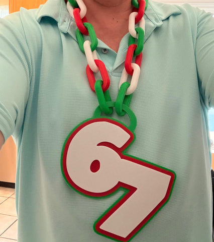 Adult Sized 6-7 Hype Chain | Funny Christmas Gift | Kids Will Think Elf Stole & Shrunk Your Chain!