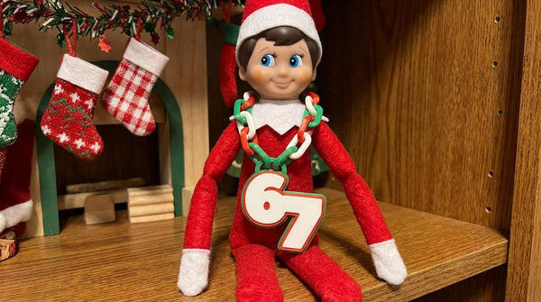 6-7 Elf Sized Hype Chain | Scout Elf Chain | Funny Christmas Gift | SIX - SEVEN