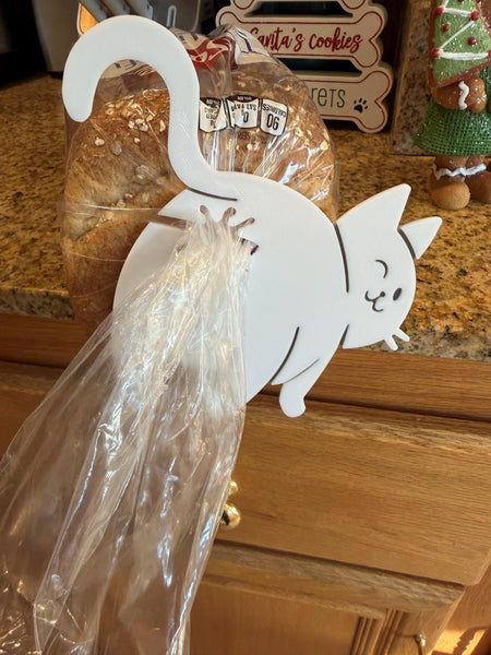 Funny Cat Butt Bread Clip Excellent Christmas Gift or Stocking Stuffer